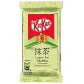 Батончик NESTLÉ® KITKAT® 4-FINGER Green Tea Match в шоколаде со вкусом зеленого чая Матча 41,5г