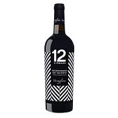 Вино 12 E Mezzo Fashion Edition Negroamaro del Salento IGP красное полусухое 12,5% 0,75л