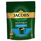 Кофе Jacobs Monarch без кофеина растворимый 60г