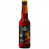 Сидр Cidre Royal Яблочный с вишней газированный сладкий 0,33л