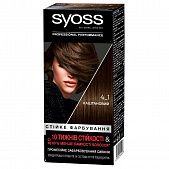 Крем-краска для волос SYOSS с технологией Salonplex 4-1 каштановый