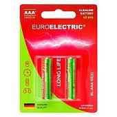 Батарейки щелочные Euroelectric AAA LR03 1,5V 2шт