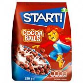 Сухие завтраки Start! шарики с какао 150г