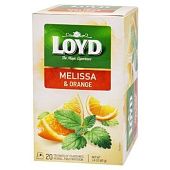 Чай травяной Loyd Мелисса и апельсин 2г*20шт