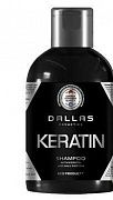 Шампунь для волос Dallas Keratin с кератином и молочным протеином 1л