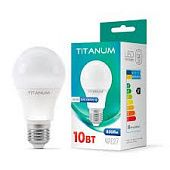 Лампа светодиодная Titanum A60 10W E27 4100K