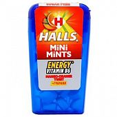 Конфеты Halls Mini Mints апельсин-манго с витамином В6 и экстрактом гуараны 12,5г