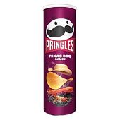 Чипсы Pringles картофельные со вкусом техасского соуса BBQ 165г