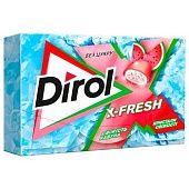Жевательная резинка Dirol X-fresh свежесть арбуза 18г