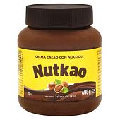 Паста орехово-шоколадная Nutkao 400г