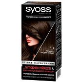 Краска для волос Syoss №3-1 темно-каштановый