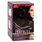 Краска для волос Wella Color Perfect 1/0 Черный