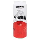 Пиво Primator Premium светлое 5% 0,5л