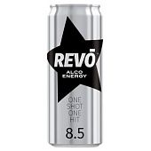 Напиток слабоалкогольный Revo энергетический 8,5% 0,33л