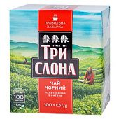 Чай черный Три Слона 1,5г*100шт