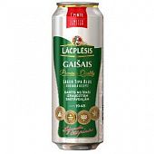 Пиво Lacplesis Gaisais светлое ж/б 5% 0,5л
