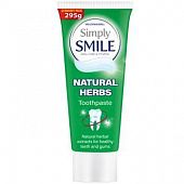 Зубная паста Simply Smile Натуральные травы 250мл