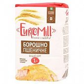 Мука EuroMill пшеничная высший сорт 1кг