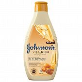 Гель для душа Johnson's® Vita-Rich Питательный с маслами миндаля и ши 400мл