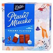 Конфеты Wedel Птичье молоко со сливочным вкусом в молочном шоколаде 340г