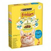 Корм Friskies С лососем и овощами сухой для взрослых кошек 300г