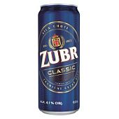 Пиво Zubr Classic светлое 4,1% 0,5л