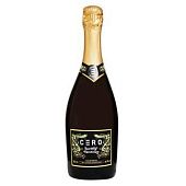 Напиток игристый Cero Sparkling Chardonnay белый безалкогольный 0,75л