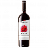 Вино красное Коблево Бастардо виноградное ординарное столовое полусладкое 13% 0,75л