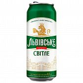 Пиво Львовское светлое 4,5% 0,5л