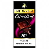 Шоколад Millennium Extra Brut черный 100г