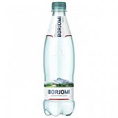 Вода минеральная Borjomi сильногазированная пластиковая бутылка 0,5л