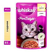 Корм влажный Whiskas с курицей для кошек 85г