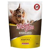 Корм сухой Migliorgatto с курицей для стерилизованных кошек 800г