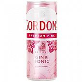 Напиток слабоалкогольный Gordon`s Pink Gin Tonic 6,4% 250мл