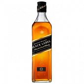 Виски Johnnie Walker Black Label 12 лет 40% 0,5л