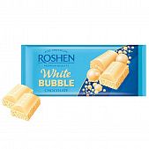 Шоколад белый Roshen пористый 80г