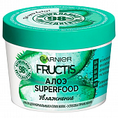 Маска Garnier Fructis Superfood Алоэ Увлажнение для нормальных и сухих волос 390мл