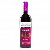 Вино Az-Granata Qaragoz Saperavi 2016 красное полусухое 12-14% 0,75л