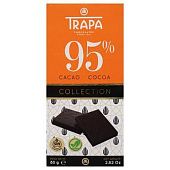 Шоколад черный Trapa Collection какао веган 95% 80г