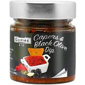 Соус Gurme 212 каперс и черные оливки 200г