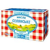 Масло Селянське Экстра сладкосливочное 82% 180г