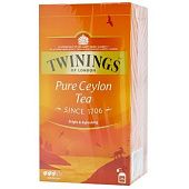 Чай черный Twinings Pure Ceylon 2г*25шт