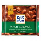 Шоколад молочный Ritter Sport с цельным миндалем 100г