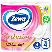 Туалетная бумага Zewa Exclusive Ultra Soft 4шт
