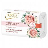 Мыло Luksja Роза и Молочный протеин твердое 90г