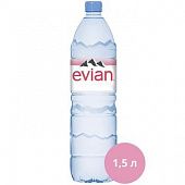 Вода минеральная Evian негазированная 1,5л