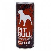 Напиток энергетический Pit Bull со вкусом кофе 0,25л