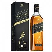 Виски Johnnie Walker Black Label 12 лет 40% 0,7л в подарочной коробке