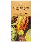 Шоколад черный Millennium со стевией 74% 100г