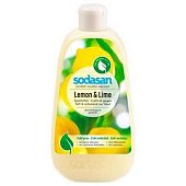Средство для мытья посуды Sodasan лимон-лайм концентрированный органический 0,5л